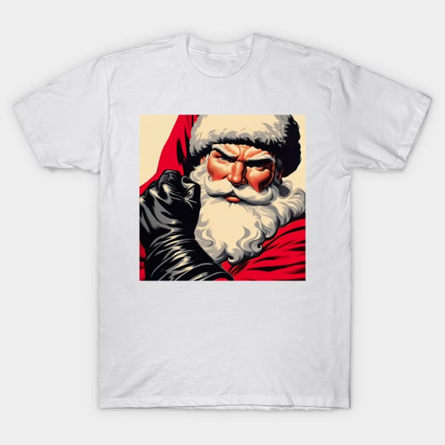 Santa Daddy, Leather Man T-Shirt by SNAustralia